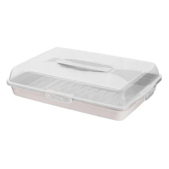 Caja Porta Alimentos Rectangular Blanco