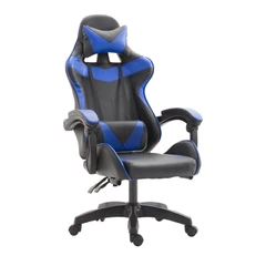 Silla Gamer Ultimate Racing Asiento Reclinable Azul