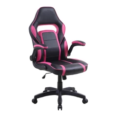 Silla Gamer Reclinable Altura Ajustable Rosa