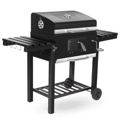 Parrilla a Carbón 108x137x57 cm Premium Bandeja Lateral