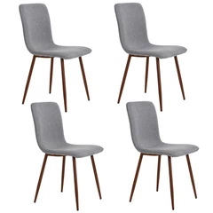 Pack 4 Sillas Comedor Sitial Juliet - Gris