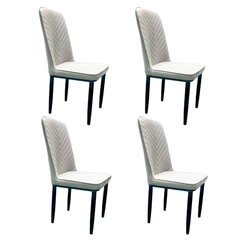 Pack 4 Silla Comedor Serenova Gris Claro