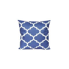 Funda de Cojín Estampado Azul