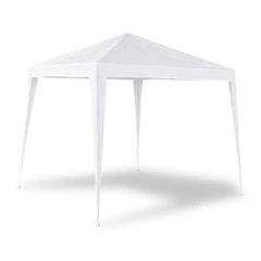 Toldo de Terraza 3x3 m Plegable PE Blanco