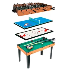Mesa Multi Juego 4 en 1 Taca Taca Pool Hockey