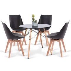 Comedor 4P Eames 80X74 + Sillas Otawa