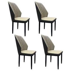 Pack 4 Silla Comedor Blossom Blanco