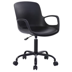 Silla de Oficina Diseño Apoya Brazos - Negro