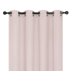 Cortina Blackout con Anillas 140x220 cm Rosa