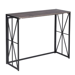 Escritorio Asteria Mesa de Arrimo Plegable Café