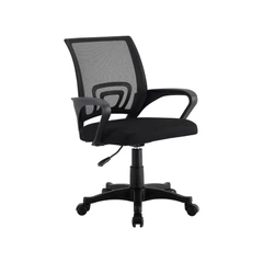 Silla de Oficina Ajustable Comfort Plus Negro
