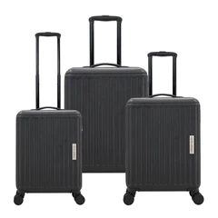 Set de 3 Maletas Rígidas Misuri Negro