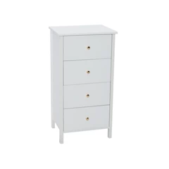 Cómoda 4 Cajones Blanco