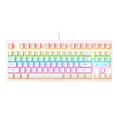 Teclado Mecánico Blue Switch K2 Blanco