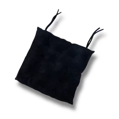 Cojín para Silla Negro 40x40 cm