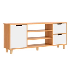 Rack para TV con Cajones Beige