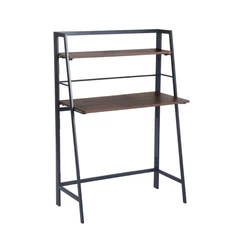 Escritoriode PC Plegable de Metal Burgos Café
