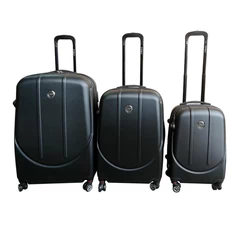 Set De Maletas Rígidas Ebro S-M-L Negro