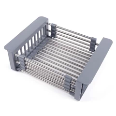 Escurridor Extensible Inoxidable Gris