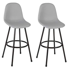 Pack 2 Piso de Bar Franke Gris Claro