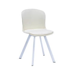 Silla de Comedor PP y Tela Blanco