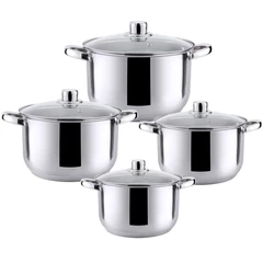 Set Baterías 8 Piezas Acero Inoxidable Bremen Gri