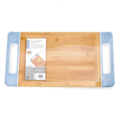 Bandeja Para Servir Rectangular Bambú Madera