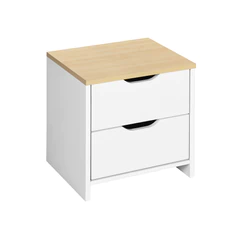 Velador de Dormitorio con 2 Cajones