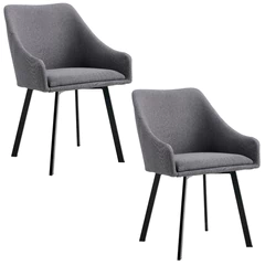Pack 2 Sillas de Comedor Pereira Gris
