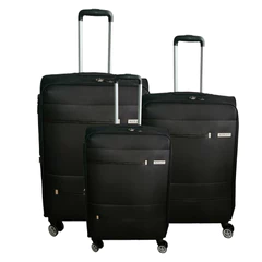 Set de Maletas Blandas Támesis S M L Negro