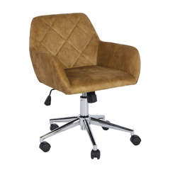 Silla Snell de Oficina Altura Ajustable Mostaza