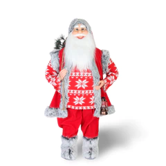 Muñeco Papá Noel 90 cm Rojo