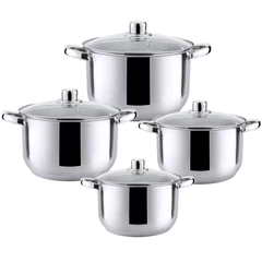 Set Baterías 8 Piezas Acero Inoxidable Bremen Gri