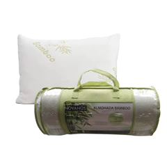 Almohada Bambú 50x90 cm Blanco