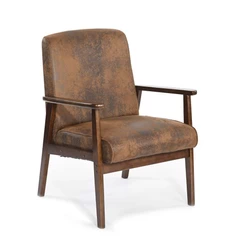 Poltrona Sitial Roma Suede Cafe