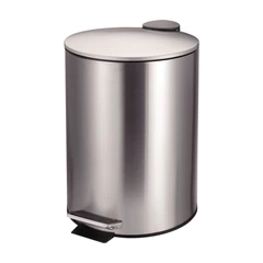 Basurero 5 L Acero Inoxidable Gris
