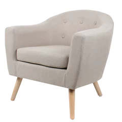 Sitial de Lino Sofía Beige