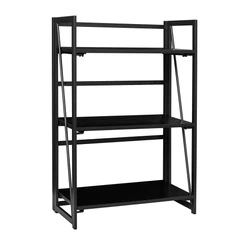Estante de 3 Niveles Estructura de Metal  Negro