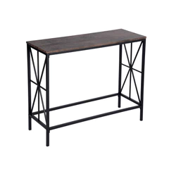 Mesa de Arrimo 80,5x38x100 cm Café
