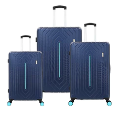 Set Maletas Rígidas Majesty S M L Azul