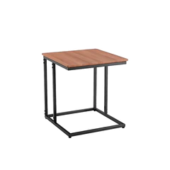 Mesa Auxiliar Estilo Industrial Café