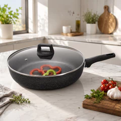 Sarten 30cm antiadherente con tapa