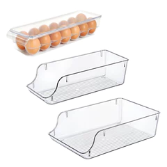Set 2 Organizadores Refrigerador + 1 organizador Huevos