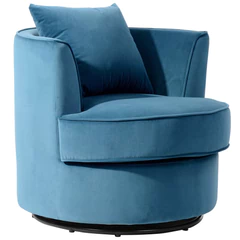 Sofá Ovo 1 Cuerpo Azul
