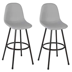 Pack 2 Piso de Bar Franke Gris Claro