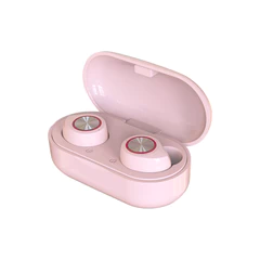 Audífonos Earbuds Reisen V1 Bluetooth IPX4 Rosado