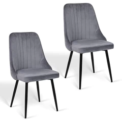 Pack 2 Silla Comedor Giorgio Gris
