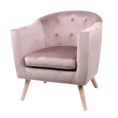 Sitial de Terciopelo Rosa