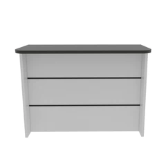 Barra Auxiliar De Cocina Fendi Café Blanco