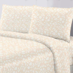 Juego de Sábanas de Microfibra 2 Plazas Flores